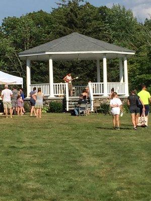 Live music on the gazebo