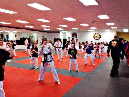 Taekwondo class at Makowski's Martial Arts & Fitness - Sarver, PA