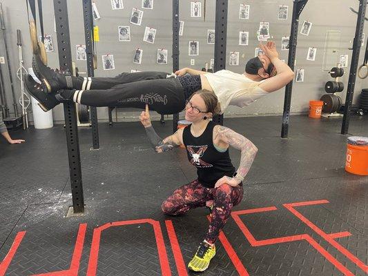 More goofing off after a tough WOD