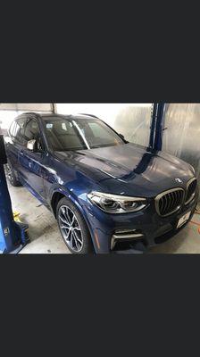 BMW X4 M40i with a 2 stage paint correction and 3 year ceramic coating