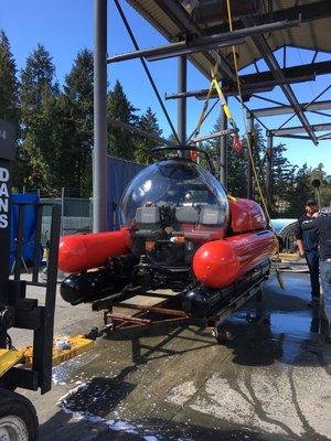 Exclusive experience available.  Three man submarine and in Vancouver BC