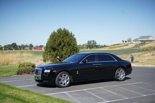 Our ride for the day. Rolls Royce Ghost