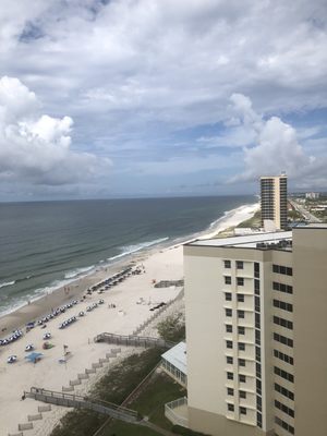 View from 14th floor, looking West.