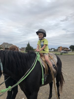 4 year old riding