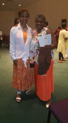 Denise and I attending  Friendship Women's Prayer Conference