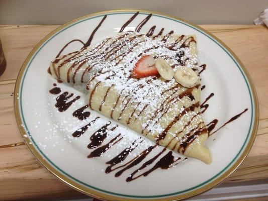 Nutella crepe...