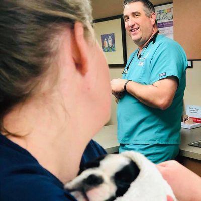 Our pup had a great first visit to see Dr. Smith.