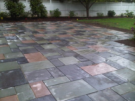 A concrete patio can be upgraded to have the look you prefer.