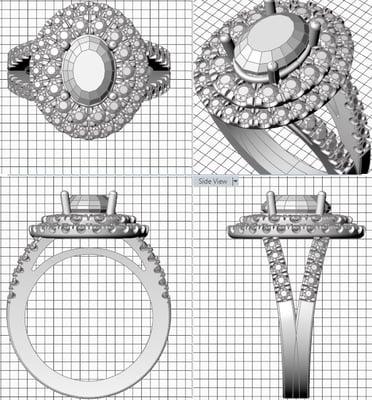 CAD  of Custom Ring