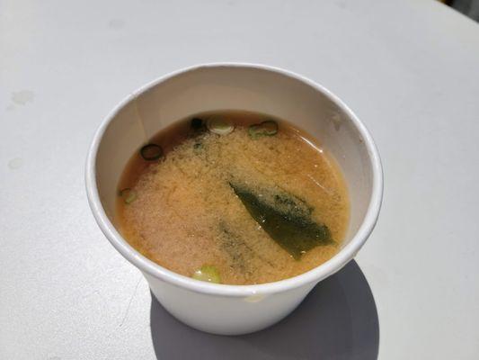 Miso Soup, part of the Bento