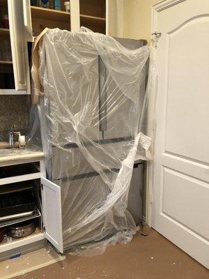 How they "covered" my brand new fridge