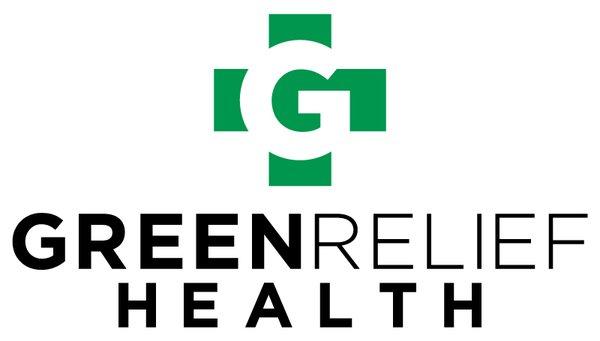 Green Relief Health logo file.