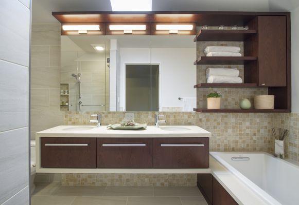 Architecture & Interior Design. Master bath remodel