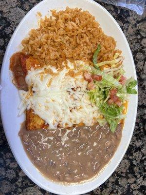 Cheese enchiladas