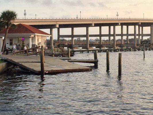 After Irma the bait shop is still there but the boat ramps were gone