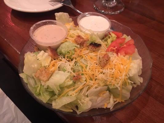 House salad. It was OK