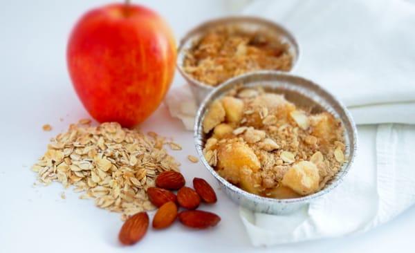 Bake-At-Home Apple Crisp with Almond-Oatmeal Streusel