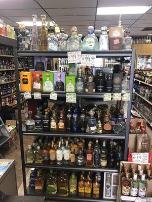 Huge selection of tequilas!!!