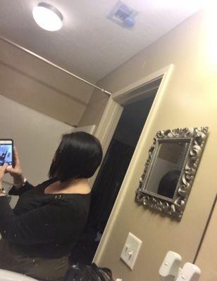 The real picture of Tammy M's hair. Her review and pictures are deceitful. She is portraying false accusations.