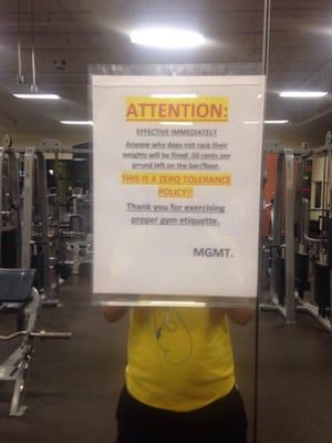 If I was strong and forgetful I would not go to this gym!!