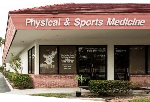 The Non-Surgical Center for Physical & Sports Medicine (954) 316-4905 www.physicalandsportsmed.com