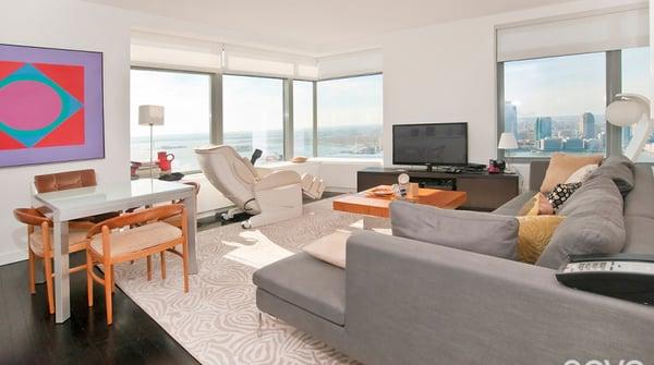 Water View One Bedroom in Financial District Since 2009. 14.5 More on Rental Income.