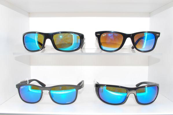 Our new Sun Bar has over 300 designer shades in stock!  Including Rayban, Costa, Prada, Coach, Tiffany and Michael Kors!