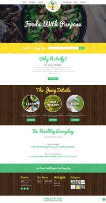 Tulsa Web Design for Nutrify Cafe