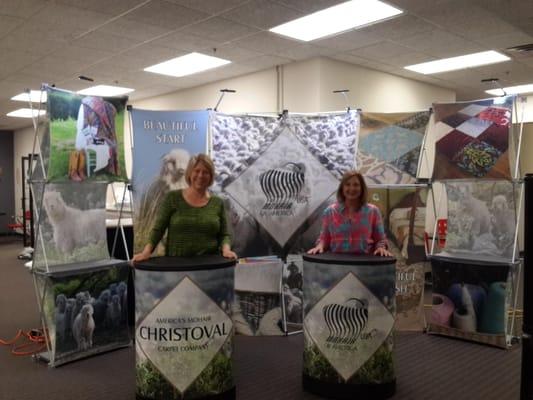 Vendor Booth created for Mohair USA