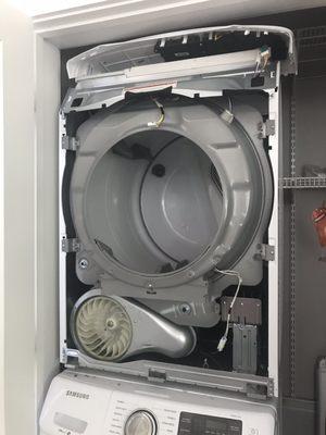 The front of the dryer without the cover.