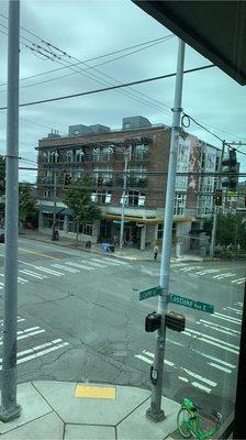 View from office to street