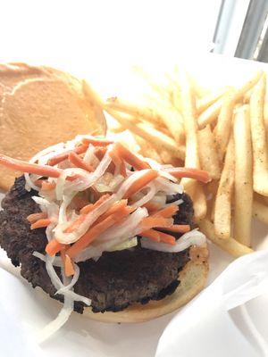 Bayou Burger and Creole Fries