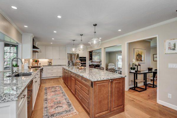 First Floor Remodel and added wine room in San Jose,CA.