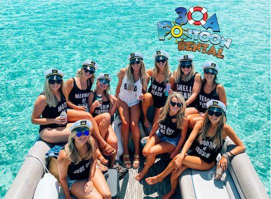 Bachelorette Parties 30a Pontoon Rental