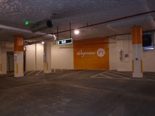 Parking garage level P1