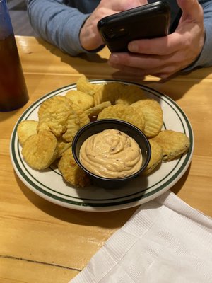 Fried pickles.