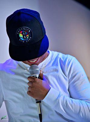 Young Tef performing on stage LIVE