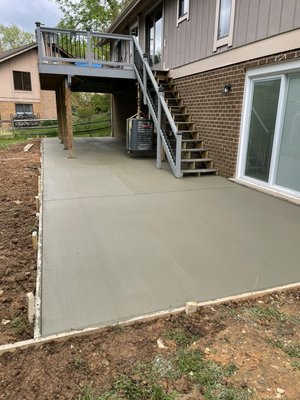 Backyard patio