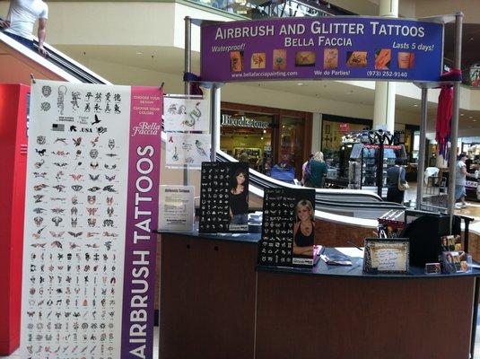 Airbrush and Glitter Tattoos for all Ages