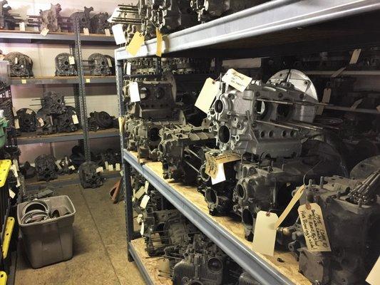 Engine cases. We have a few. (Want to buy one?)