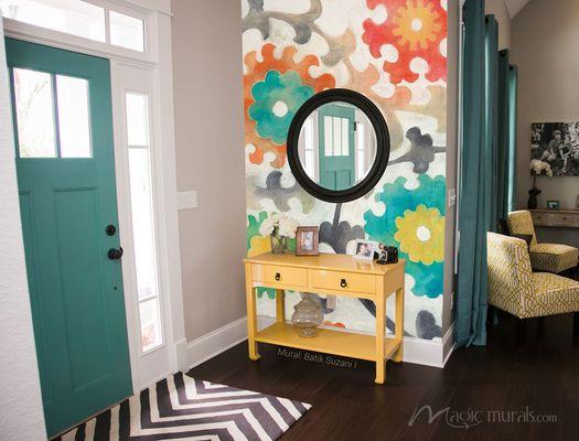 Create an amazing accent wall in an hour or two. MagicMurals.com