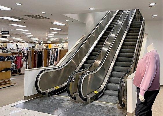 Escalator to the 2nd floor