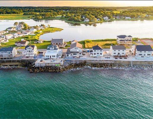 Ocean front homes in beautiful Marshfield, MA. Life in South Shore, MA