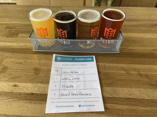 Beer flight