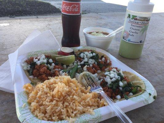 Tacos al pastor - so good I could eat this everyday...