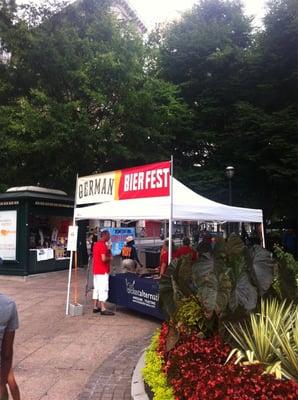 Another entrance at the 2014 German Bierfest