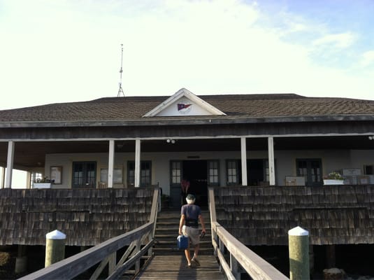 The yacht club from the dock