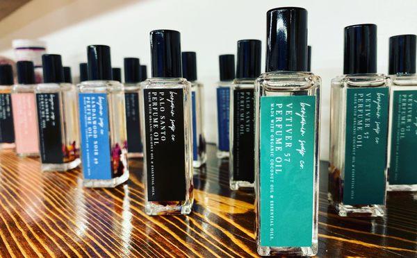 Delicious Perfume oils by Benjamin Soap Company. YUM.