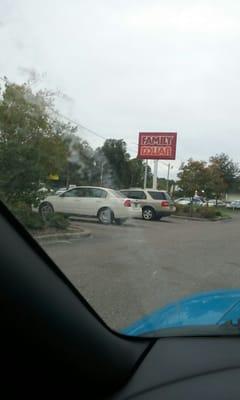 Parking Lot of Family Dollar on the corner of Blanding Blvd and Morse Avenue