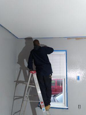 Finishing up the trim work